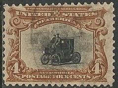 U.S. Scott #296 4-Cent Pan-American Stamp - Used Single