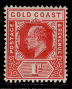 GOLD COAST EDVII SG60, 1d red, LH MINT. Cat £21.