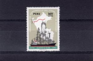 Peru 1977 PIPELINE OF PERU set 1 value Perforated Mint (NH)