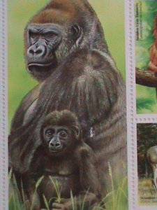 IRELAND  STAMP 1998 SC#1198b  ENDANGERED ANIMALS STAMP FULL SHEET MNH .VERY RARE