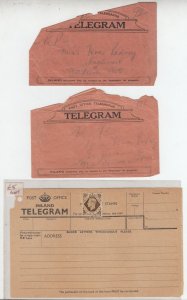 POSTAL HISTORY 1913-31 Five Post Office Telegraphs from - 25925