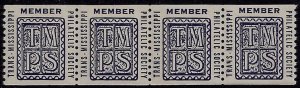 Trans Mississippi Philatelic Society Member TMPS Cinderella Poster Stamps MNH