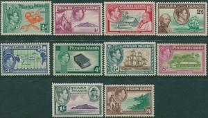 Pitcairn Islands 1940 SG1-8 Bounty set MH