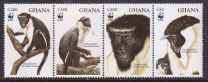 Ghana 1674-1677 Monkeys MNH VF