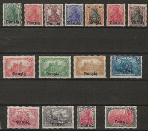 Danzig 1-15 Mint Hinged (418671-53)