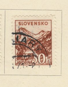 1940-43 Slovakia A5P57F203 Wmk Cross Multiple 30h Perf 12 1/2 Used-