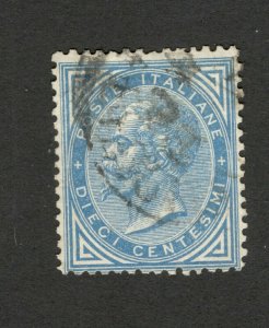 ITALY-USED PERFORATED STAMPS -King Victor Emmanuel , DIECI C.