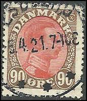 Denmark - 127 - Used - SCV-5.25