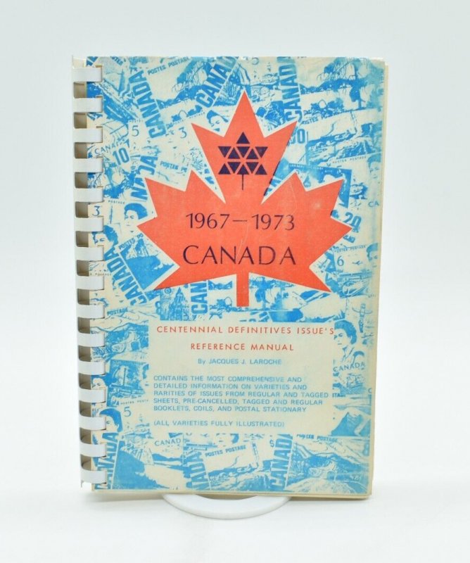 Laroche - CENTENNIAL DEFINITIVES ISSUE'S REFERENCE MANUAL, 1973, Author Signed!