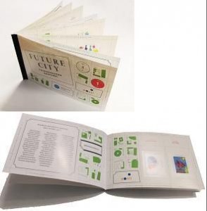 Finland 2012 Helsinki Future city set of 8 stamps in special blocks in booklet