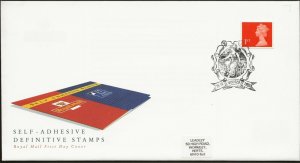 19/10/1993 1st NVI WALSALL EX BOOKLET SELF ADHESIVE STAMP ISSUE FDC