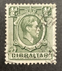 Gibraltar 1938 #107, King George VI, Used.