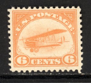 SCOTT C1 1918 6 CENT CURTISS JENNY AIRMAIL ISSUE MNH OG F-VF CAT $70!