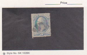 1873 US Stamps Scott # O37 Navy Department Official 3c Used Cat.$15.00