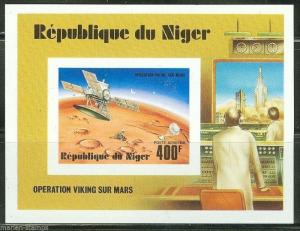 NIGER IMPERFORATED SOUVENIR SHEET VIKING LANDING  SC#C286  MINT NH