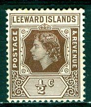 Leeward Islands; 1954: Sc. # 133; **/MNH Single Stamp