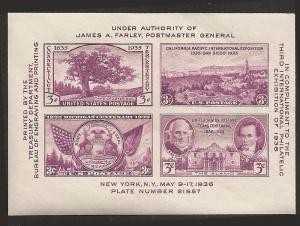 # 778 MINT NEVER HINGED TIPEX S/S