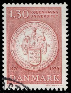 Denmark #627 University Seal; Used