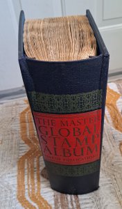 World Wide Master Global Stamp Album US, A-I -5800+ Stamps 19th/20th Century