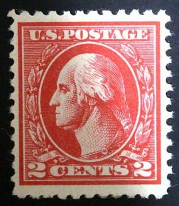 Scott #528A - VF - 2c Carmine - Type VI - Washington - HM OG - 1920