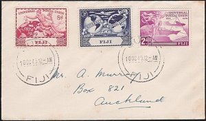 FIJI 1949 UPU 3 values on FDC ex Suva......................................A7773