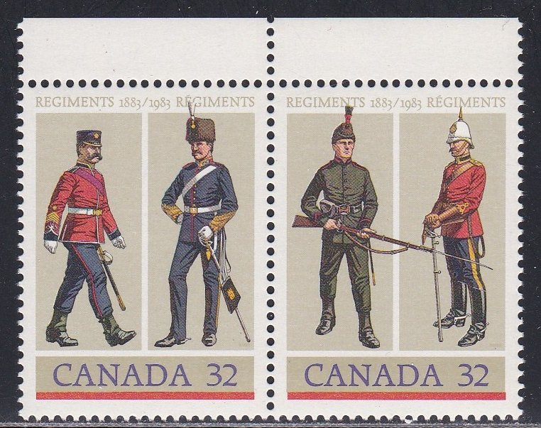 Canada # 1009a, Army Uniforms, NH, 1/2 Cat.
