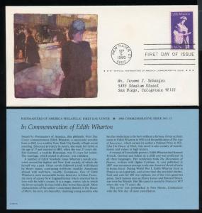 US 1832 ADDR Edith Wharton, Postmasters