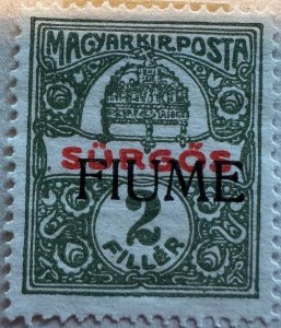 Fiume 1918 Sc.E1 Unused