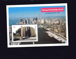 ANTIGUA #1601  1992  POSTAGE STAMP MEGA EVENT    MINT VF NH  O.G   S/S