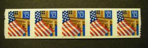 Scott 2915A, 32c Flag over Porch, PNC5, #97898 11x10