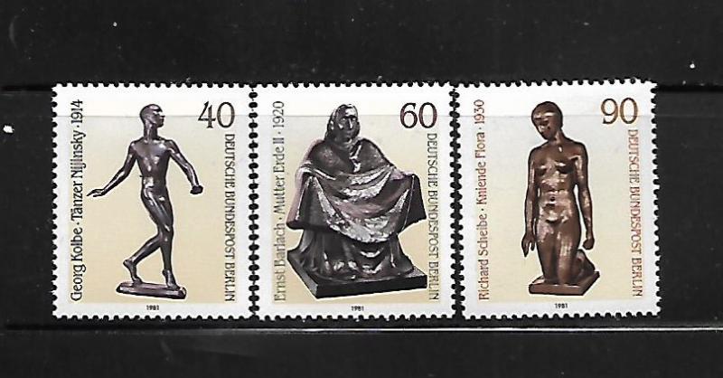 BERLIN, 9N468-9N470, MNH, SCULPTURES