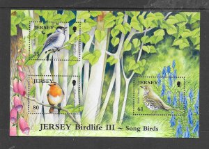 BIRDS - JERSEY #1395 SONG BIRDS S/S MNH