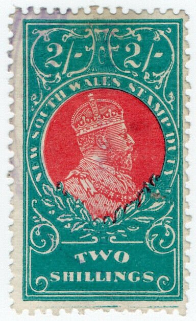 (I.B) Australia - NSW Revenue : Stamp Duty 2/-