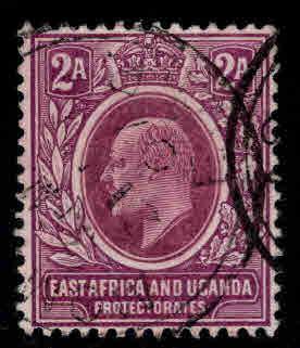 East Africa and Uganda protectorates  Scott 19a KEVII on ordinary paper