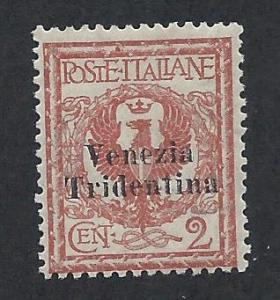 AUSTRIA SC# N53 AVF/OG GUM CREASES 1918 