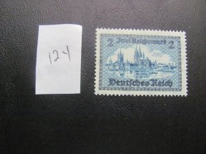 GERMANY 1930 MNH SC 387  XF 140 EUROS (124)
