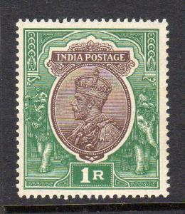 India #120 Watermark Multiple Star Mint Never Hinged F285