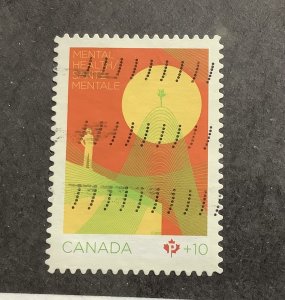 Canada 2010 Scott B16 used - P (57c) + 10c Mental Health
