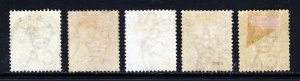 TRINIDAD Queen Victoria 1883-94 Part Set Watermark Crown CA SG 106 to SG 111 VFU 