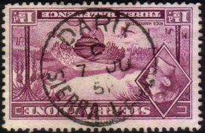 SIERRA LEONE 1951 GVI 1½d - DARU cds.......................................46530