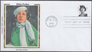 USA # 3432.5 FDC EDNA FERBER, PULITZER PRIZE WINNING AUTHOR