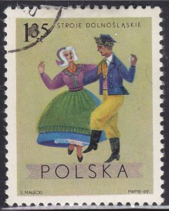 Poland 1688 Regional Costumes Lower Silesia, Wroclaw 1969