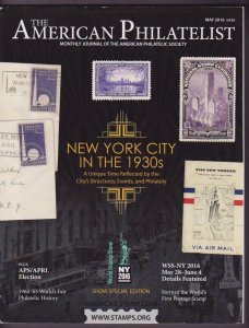 APS Magazine May 2016 , New York City In The 1930s - I Combine S/H