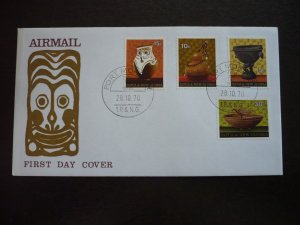 Postal History - Papua New Guinea - Scott# 315-318 - First Day Cover