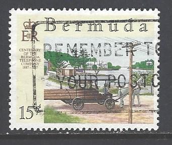 Bermuda Sc # 528 used (DT)