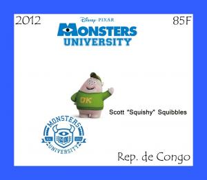 CONGO SHEET DISNEY MONSTERS