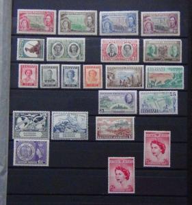 South Rhodesia 1937 Coronation 1946 Victory 1949 UPU 1953 Rhodes Coronation LMM