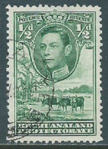 Bechuanaland Protectorate, Sc #124, 1/2d Used