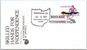 US SPECIAL EVENT COVER SKILLED HANDS FOR INDEPENDENCE JUNIORS CINCINNATI 1977