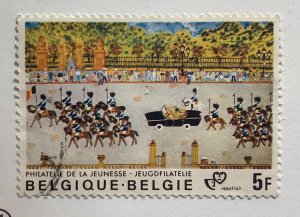 Belgium 1980 Scott 1063 used - 5 Fr,  Youth Philately,  Royal Procession